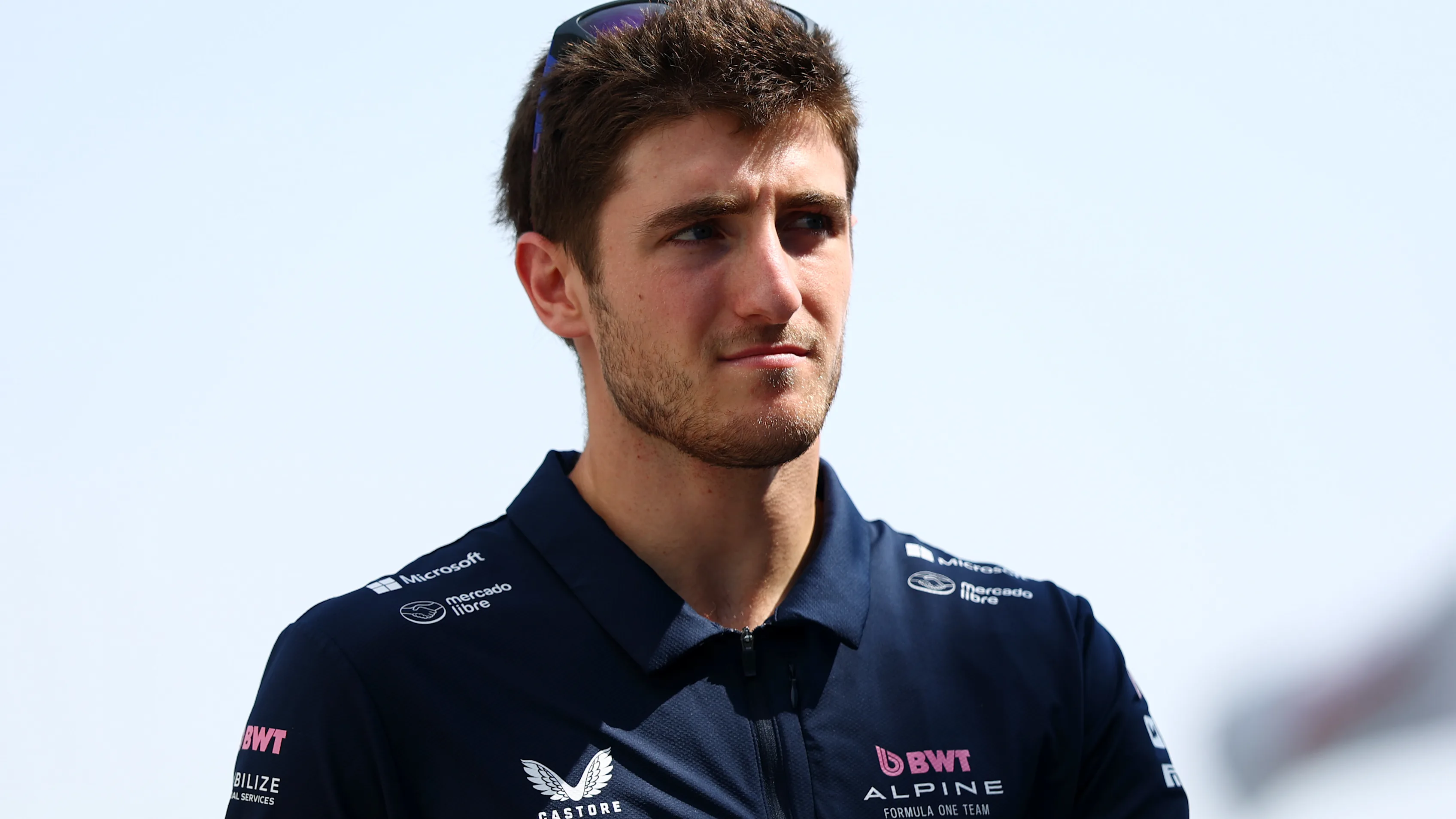 JEDDAH, SAUDI ARABIA - APRIL 19: Jack Doohan of Australia and Alpine F1 looks on in the Paddock